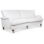 Howard London Premium 4-sits svngd soffa - Vitt PU