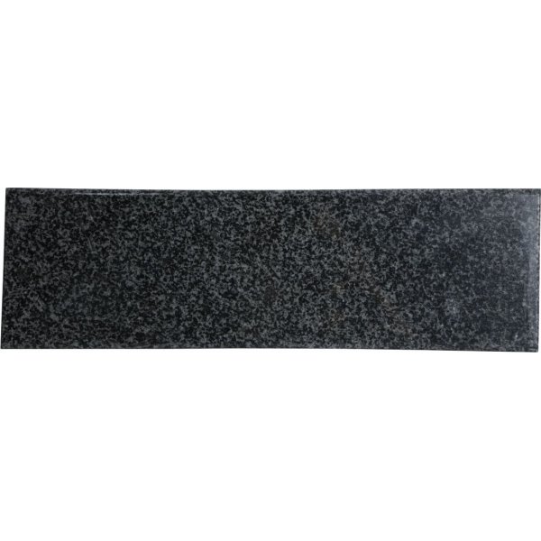 Marmor skrbrda 52 x 16 cm - Gr/svart