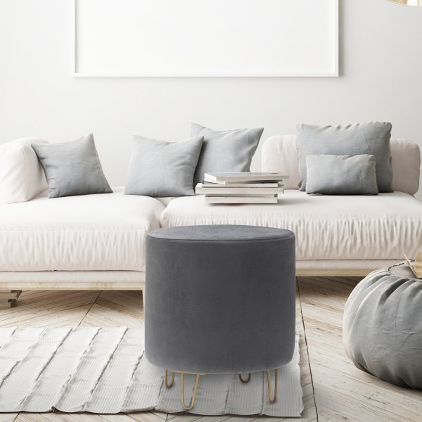 Asmara sittpuff - Grå Asmara sittpuff - Grå