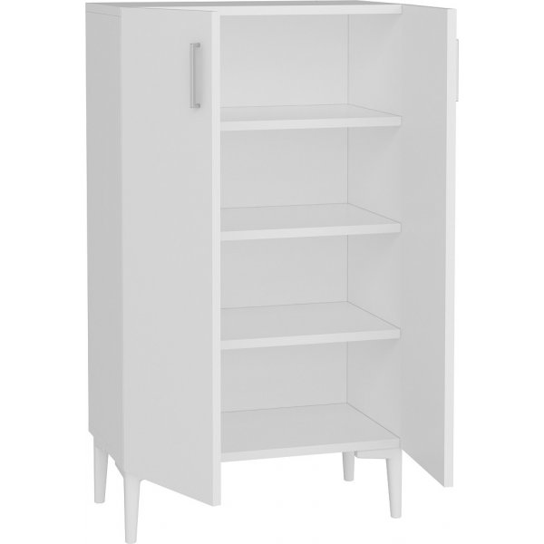 Chetri skoskåp - Vit Chetri skoskåp - Vit