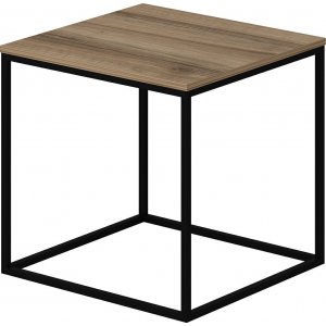 Table basse Basak 52 x 50 cm - Noyer