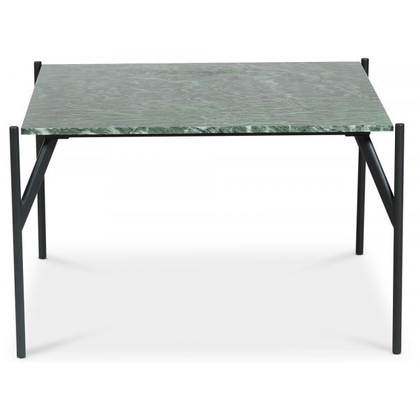 Accent soffbord 75 - Gr�n marmor / Svart