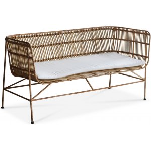 Galice soffa i rotting och metall + Möbeltassar Galice soffa i rotting och metall + Möbeltassar