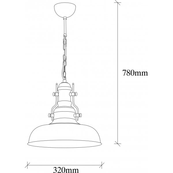 Plafonnier Berkeley 200-S - Noir Plafonnier Berkeley 200-S - Noir