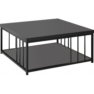 Zenn soffbord 90 x 90 cm - Antracit/svart