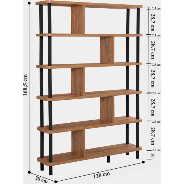 Bibliothèque Meta - Noir/pin Bibliothèque Meta - Noir/pin