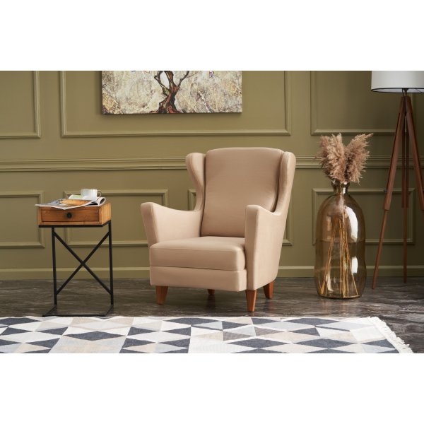 Fauteuil Lola - Blanc crème Fauteuil Lola - Blanc crème