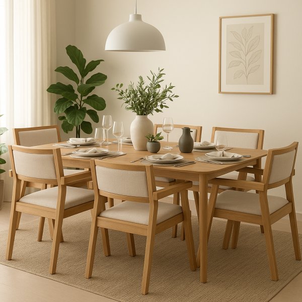 Table  manger 180/258 cm - Oskar + Pieds de meubles