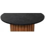 Matisse 85 runt soffbord - Ek / svart Donau Granit