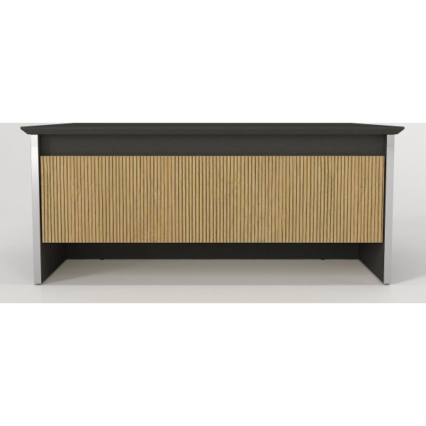 Poem soffbord 90 x 60 cm - Antracit/valnöt Poem soffbord 90 x 60 cm - Antracit/valnöt