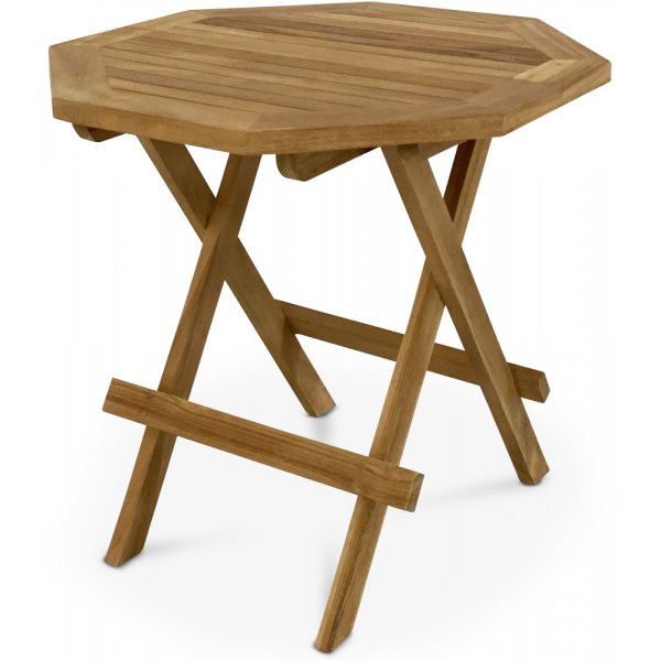 Salt bord oktagon 50 cm - Teak