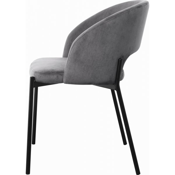 Chaise de salle  manger Cadeira 455 - Gris