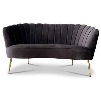 Snckan 2-sits soffa - Brun sammet / Mssing
