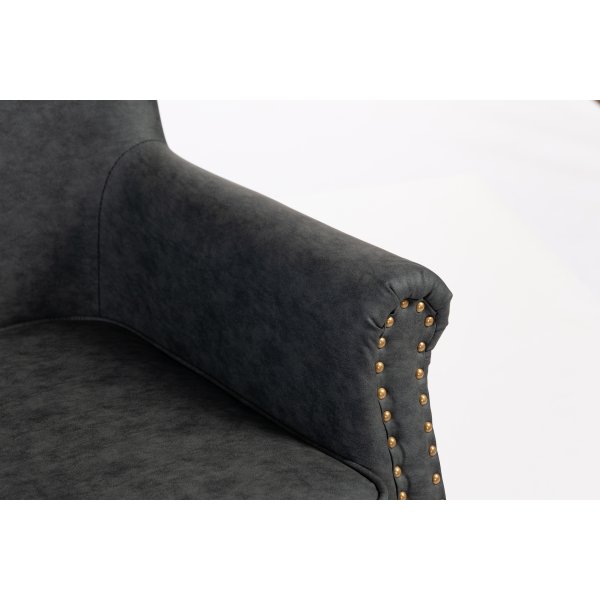 Fåtölj i antracit PU - Professor Fåtölj i antracit PU - Professor