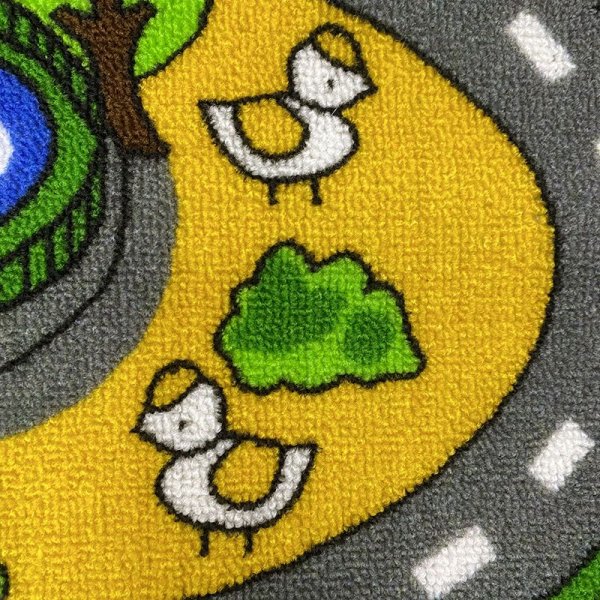 Barnmatta Trafikmatta 3 Tuftad - 133x175 cm Barnmatta Trafikmatta 3 Tuftad - 133x175 cm