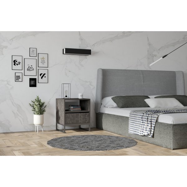 Lindau nachtkastje - Antraciet