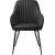 Boston Fauteuil in zwart PU