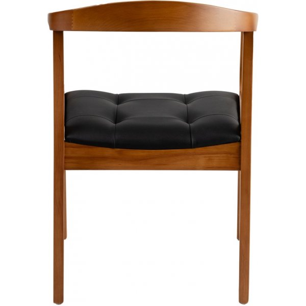 Fauteuil Mira - Chêne/noir Fauteuil Mira - Chêne/noir