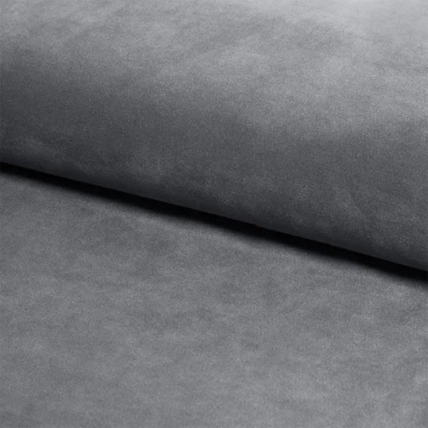 Canapé 3 places Renae en velours gris Canapé 3 places Renae en velours gris