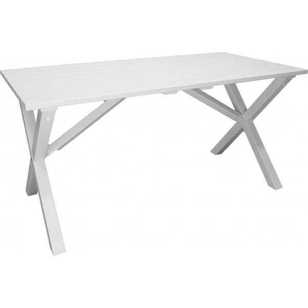 Table de groupe d'extrieur Scottsdale 150 cm avec 4 chaises Bstad - Blanc