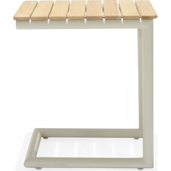 Portals lounge groep 4 - Wit/teak Portals lounge groep 4 - Wit/teak