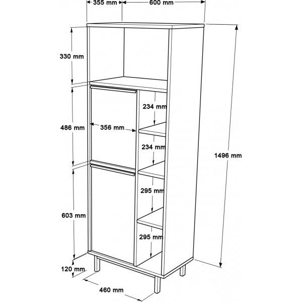 Meuble Ocan 10B - Blanc