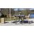 Scottsdale utematgrupp med 4 st karmstolar (stapelbara) och matbord 150 cm - Natur