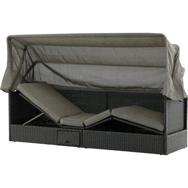 Nopy solsäng - Svart/Grå Nopy solsäng - Svart/Grå