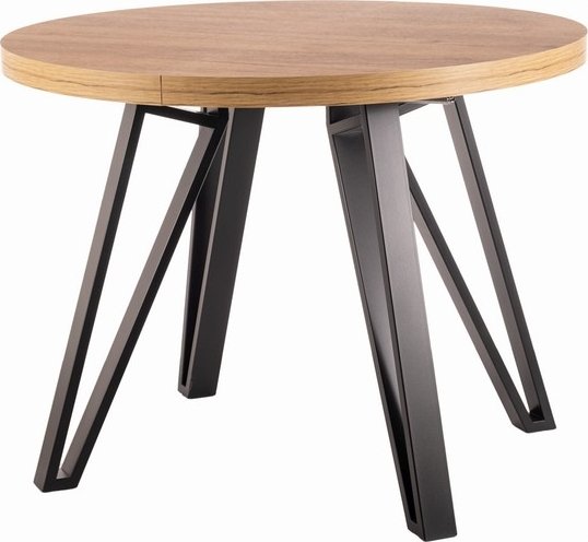 Table  manger extensible Galaxy en chne 100-168 cm