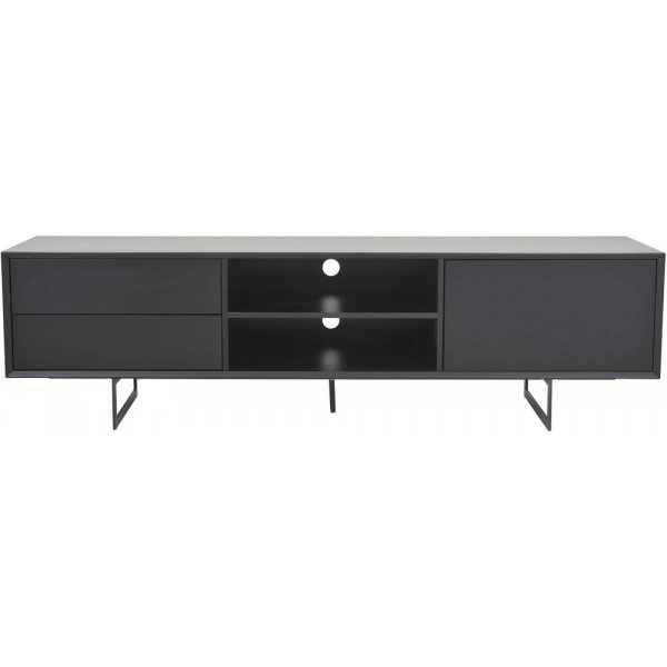 Vision mediabnk 180 cm - Mattsvart