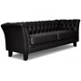 Chester Bridge 3-sits soffa - Svart PU