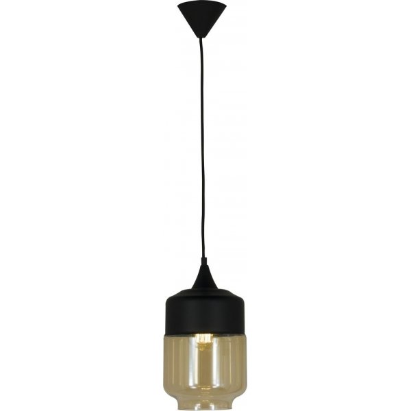Mitte taklampa - Svart/amber