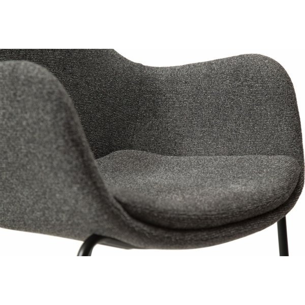 Fauteuil Zimmer - Boucle grise
