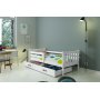Carino juniorsng med frvaringslda 80 x 190 cm - Valfri frg