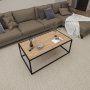 Coruna soffbord Ek/svart - 90 x 50 cm