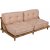 Heriya 2-sits soffa - Beige
