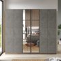 Home garderob 3 - Brun/gr