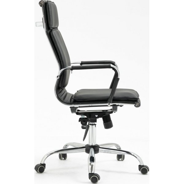 Chaise de bureau Coralie - Noir