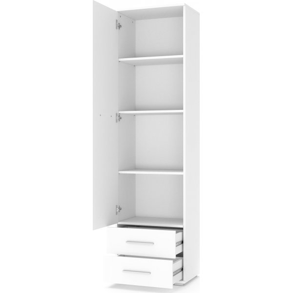 Armoire Abdel blanche 200x60 cm Armoire Abdel blanche 200x60 cm