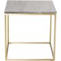 Kvarnbacken bijzettafel 50 x 50 cm - Grijs/messing
