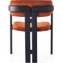 Conny matstol - Orange/svart