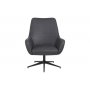 Basildon svngstol - Svart (Microfiber)