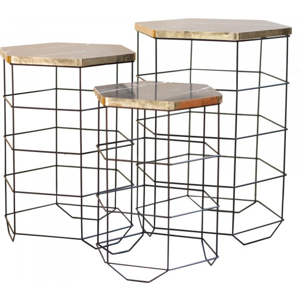 Table basse Drew - Chne/noir