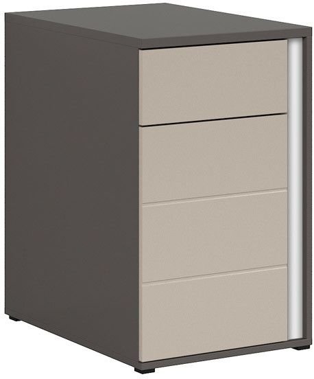 Link byrå - Grafitgrå/vit Link byrå - Grafitgrå/vit