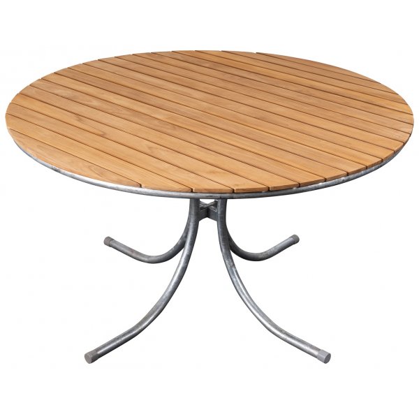 M�llan bord runt �130 cm - teak