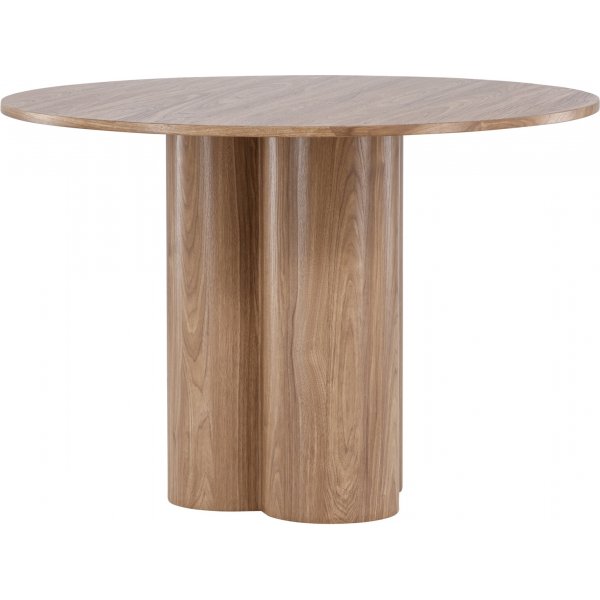 Table à manger Ø110 cm marron - Olivia Table à manger Ø110 cm marron - Olivia