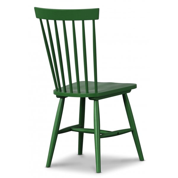 Chaise cantilever Karl vert code couleur RAL6001 + Coussin de chaise