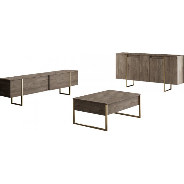 Buffet Lux Noyer/or Buffet Lux Noyer/or