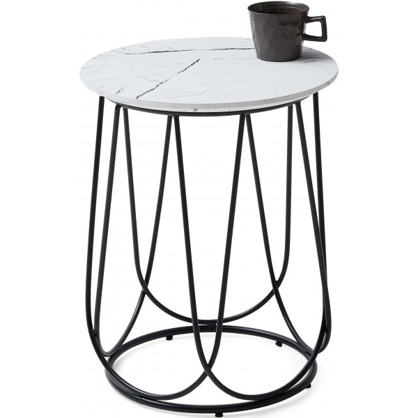 Bobby soffbord 40 cm - Vit