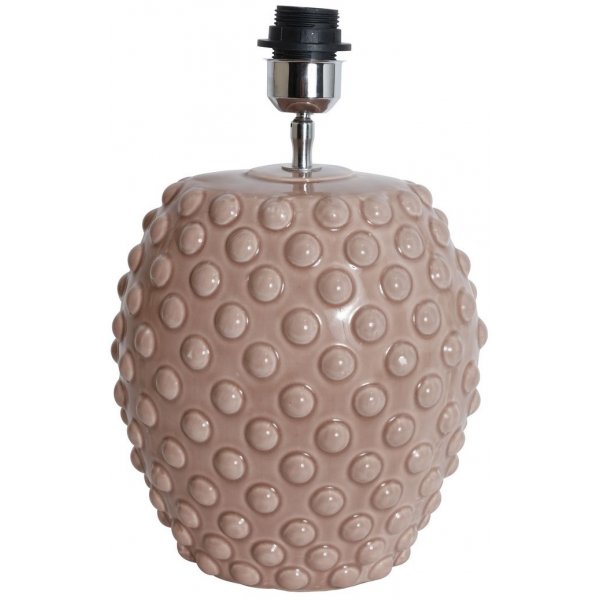Bouble lampfot H37 cm - Rosa (Glansig)